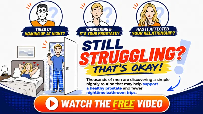 Stop peeing at night - natural prostate relief video